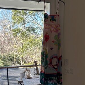 Colorful Spaghetti Strap Dress